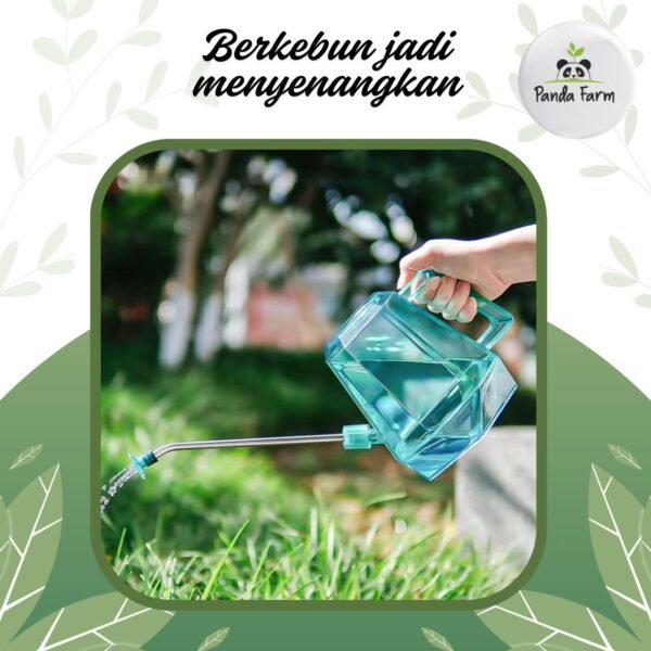 Penyiram Tanaman Diamond 1,5 L Transparan Mewah Watering Pot - Gambar 5