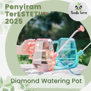 Penyiram Tanaman Diamond 1,5 L Transparan Mewah Watering Pot