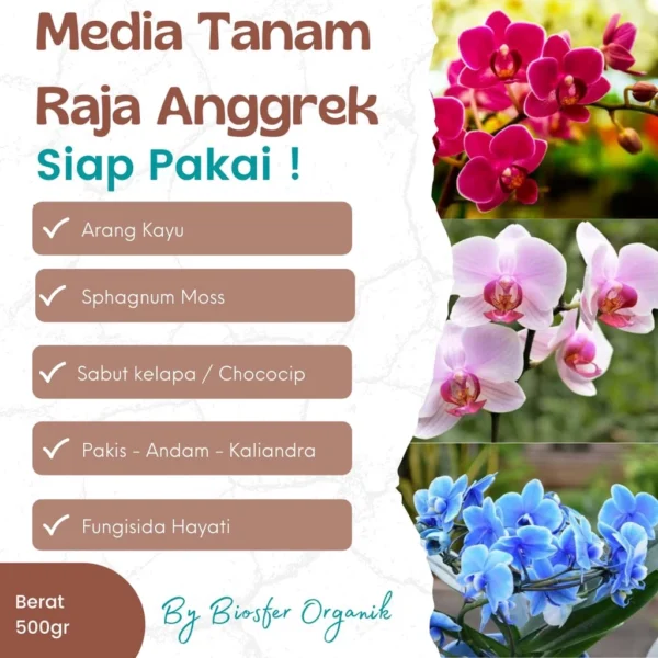 Media Tanam Raja Anggrek Siap Pakai - 400 gr - Gambar 3