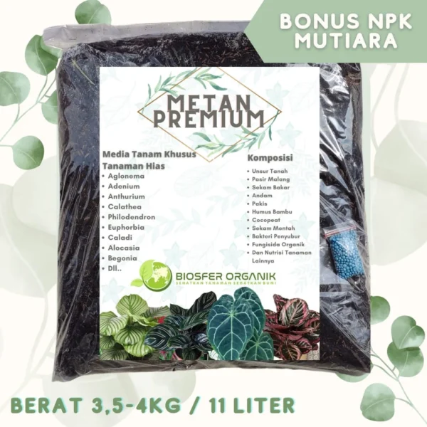 Media Tanam Premium Tanaman Hias Biosfer 11Liter - Gambar 3