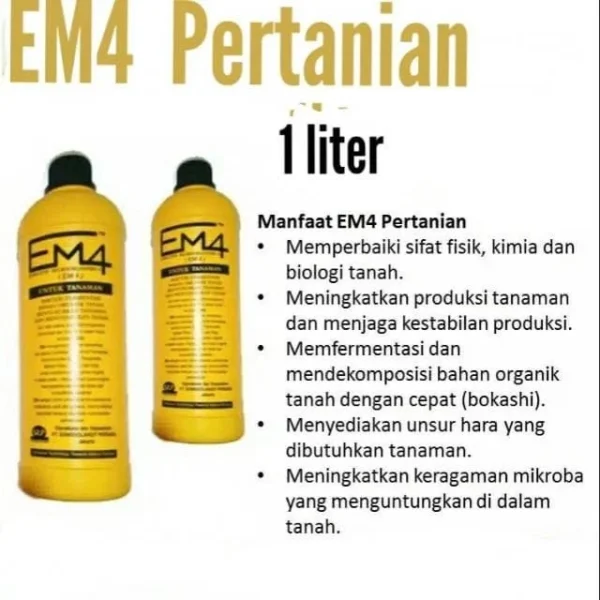 Pupuk Organik EM4 Pertanian 1Ltr - Gambar 2