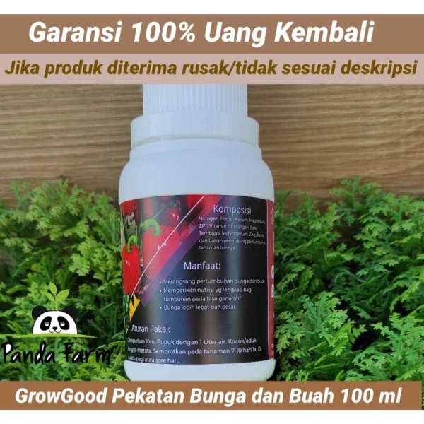 Growgood Pekatan Pupuk Bunga&buah Terbaik khusus fase Generatif 100ml - Gambar 8