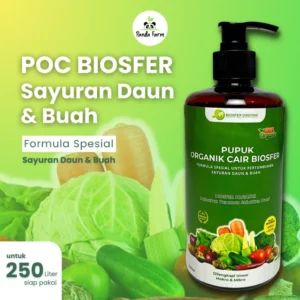 Pupuk Organik Cair (POC) Biosfer - Spesial untuk pertumbuhan Sayur Daun dan Buah