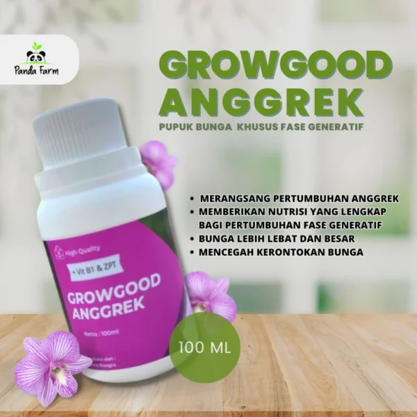 Growgood Pekatan Pupuk Bunga Anggrek khusus fase Generatif - 100ml - Gambar 4