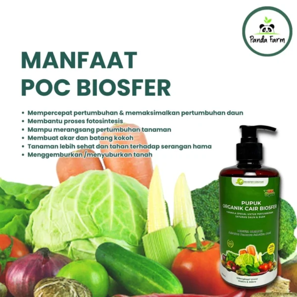 Pupuk Organik Cair (POC) Biosfer - Spesial untuk pertumbuhan Sayur Daun dan Buah - Gambar 2