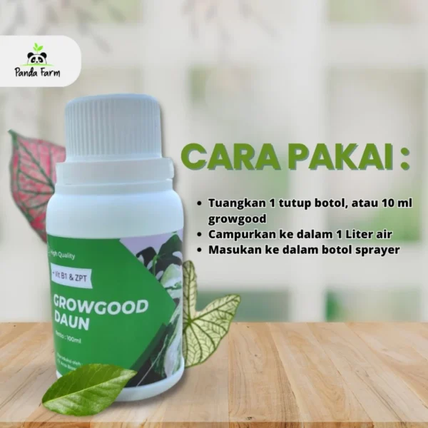 Growgood Pekatan Pupuk Daun Terbaik khusus fase vegetatif - 100ml - Gambar 4