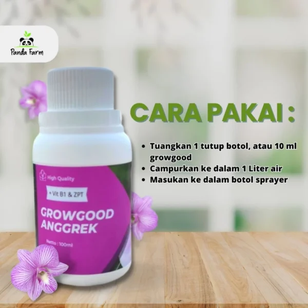 Growgood Pekatan Pupuk Bunga Anggrek khusus fase Generatif - 100ml - Gambar 2