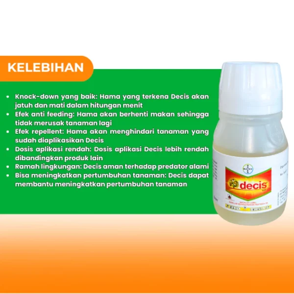Decis Insektisida pembasmi Kutu Kebul - 50ml - Gambar 2