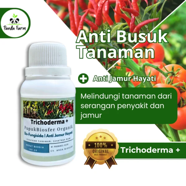 Bio-Fungisida Tricoderma Plus Pupuk Biosfer Anti Jamur Anti Layu-100gr
