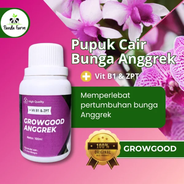 Growgood Pekatan Pupuk Bunga Anggrek khusus fase Generatif - 100ml