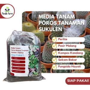 Media Tanam Super POROS KHUSUS Kaktus dan Sukulen