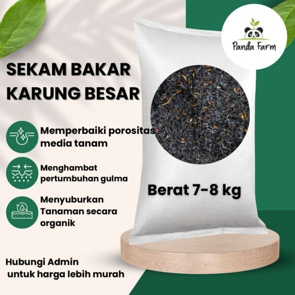 Media Tanam Sekam Bakar 1 Karung Besar