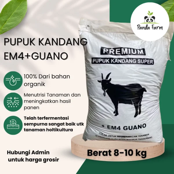 Pupuk Kandang Kambing EM4+Guano